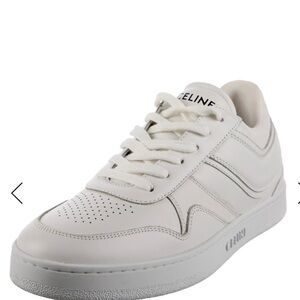 Celine Off-White Leather Low-Top Sneaker